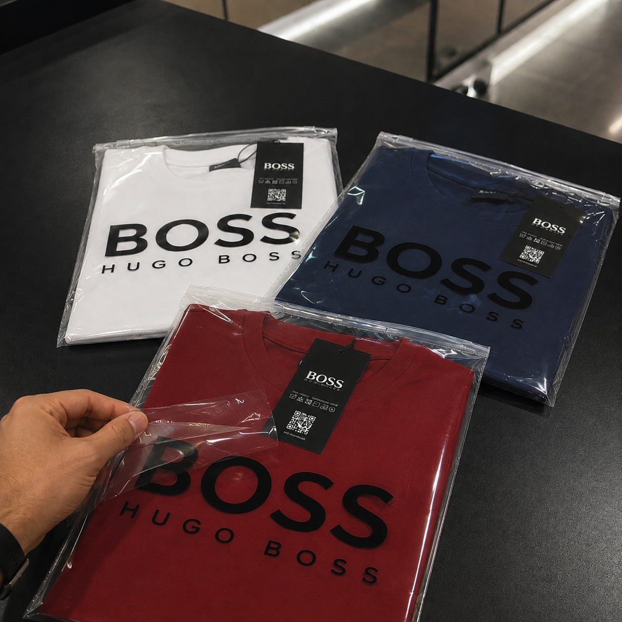 Camisetas Hugo Boss Importadas 🇺🇸 Compra 1 Lleva 3 (COLORES SURTIDOS)